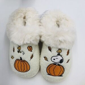NWT American Eagle Peanuts Snoopy Pajama Slippers 2024 Size 5 Shoes Rare‎